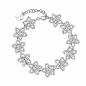 Bracciale Gaia in argento 925 con cristalli