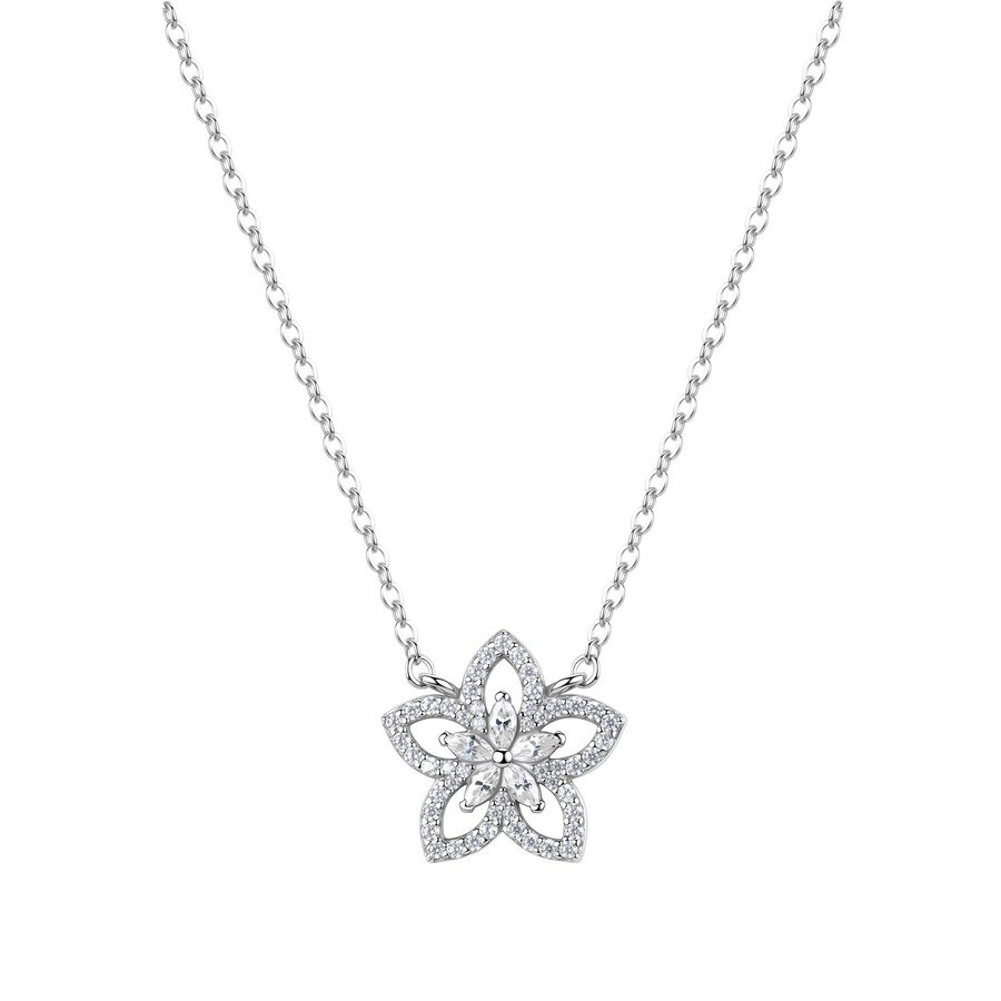 Collana girocollo Gaia in argento 925 con cristalli