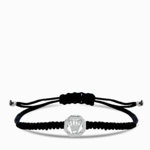 bracciale con moneta corona in laccio