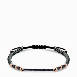 bracciale in ematite con zaffiri