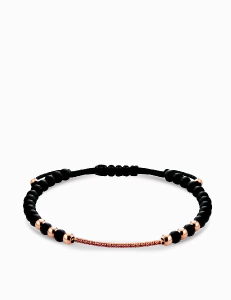 bracciale in onice con rubini