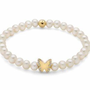 Bracciale di perle con topazio