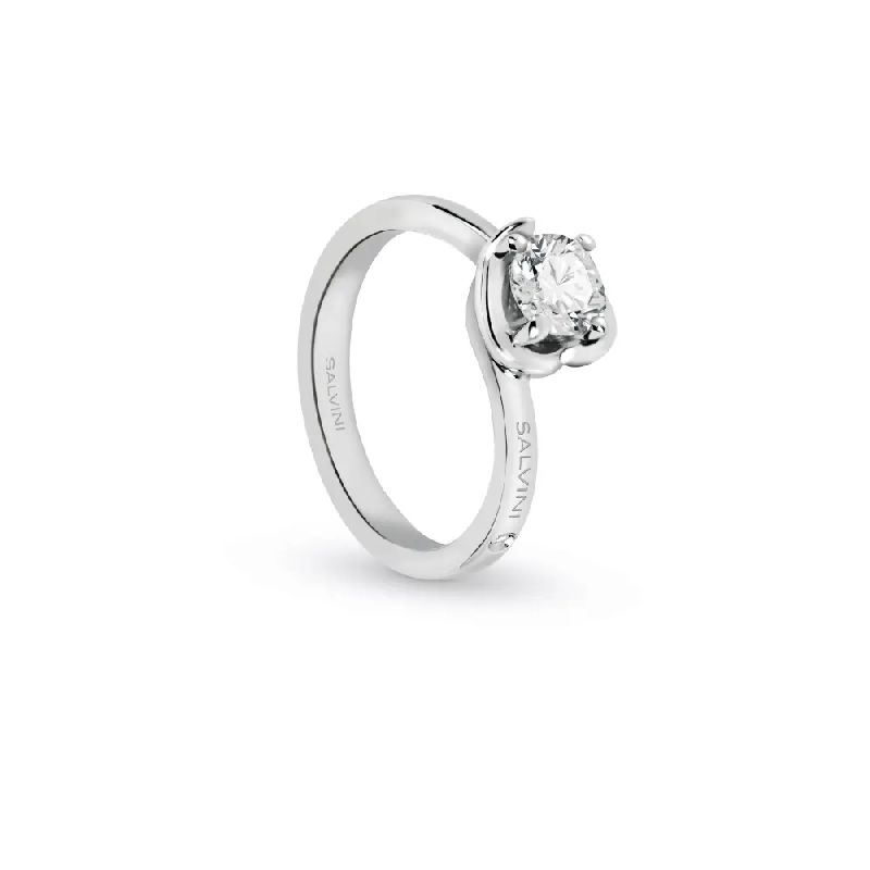 Anello di fidanzamento ABBRACCIO - 0.20 CT.