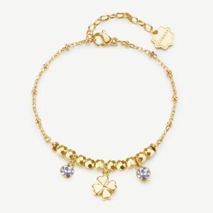 Bracciale  FORTUNA, POSITIVIT&Agrave;, SUCCESSO - ORO