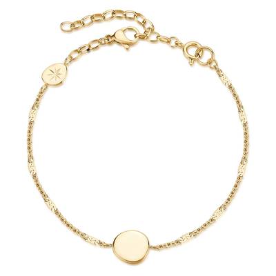Bracciale ESSENTIAL in acciaio 316L, finitura pvd colore oro