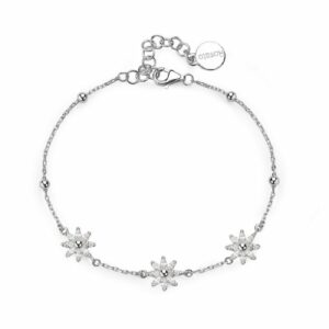 Bracciale GAIA argento 925/1000 rodio, cubic zirconia white