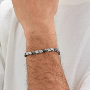 Bracciale RIPTIDE - Acciaio rutenio