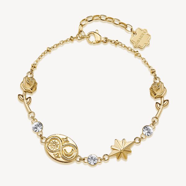 Bracciale CHAKRA in acciaio 316L, finitura pvd col