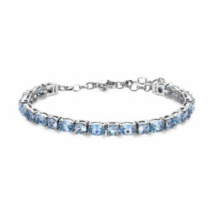 Bracciale DREAMING in acciaio 316L, con cubic zirconia ametista
