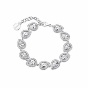 Bracciale ANNA argento 925/1000, con cubic zirconia bianchi