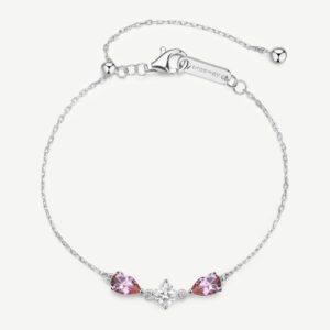 Bracciale FANCY in argento 925/1000 rodiato e cubi