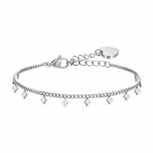 BRACCIALE DONNA IN ACCIAIO CON ROMBI