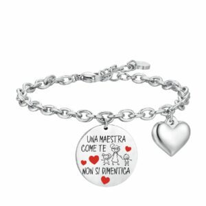 BRACCIALE DONNA IN ACCIAIO MAESTRA