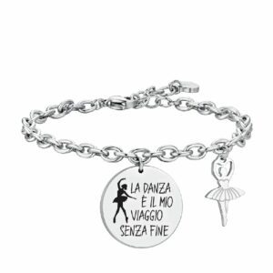 BRACCIALE DONNA IN ACCIAIO BALLERINA
