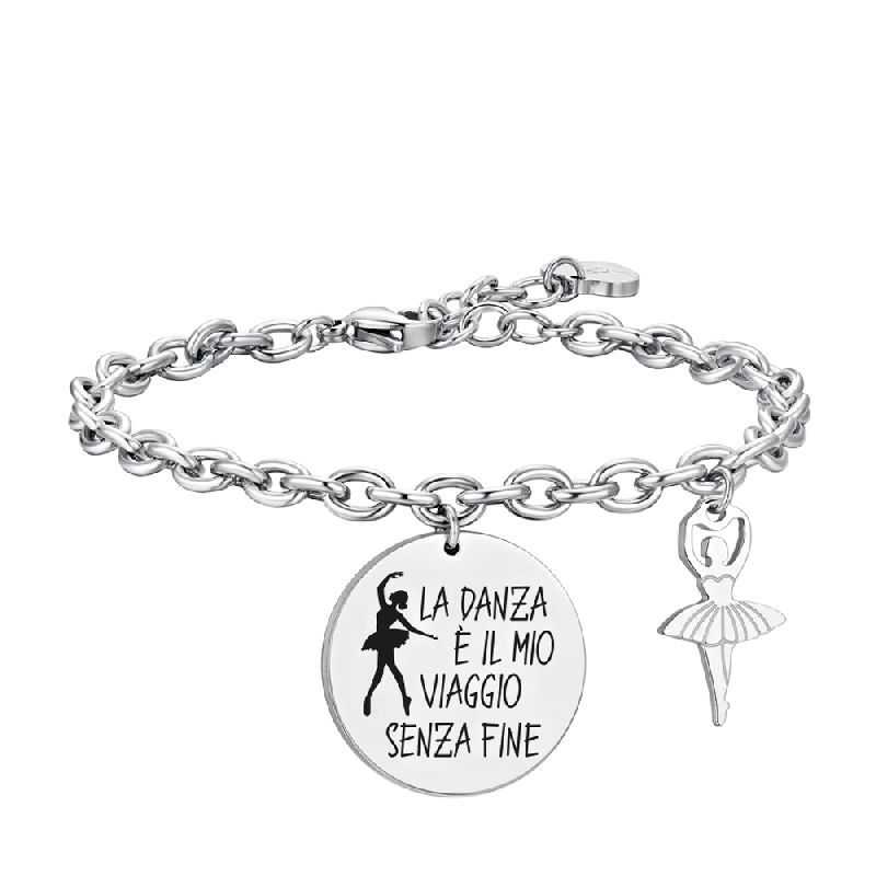 BRACCIALE DONNA IN ACCIAIO BALLERINA