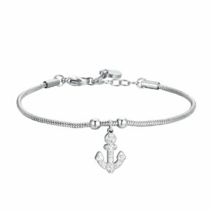 BRACCIALE DONNA IN ACCIAIO CON ANCORA