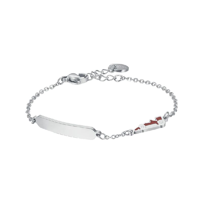 BRACCIALE BAMBINO IN ACCIAIO CON MACCHINA