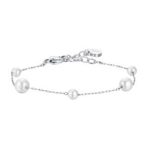 BRACCIALE donna in acciaio con perle