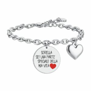 BRACCIALE DONNA IN ACCIAIO SORELLA