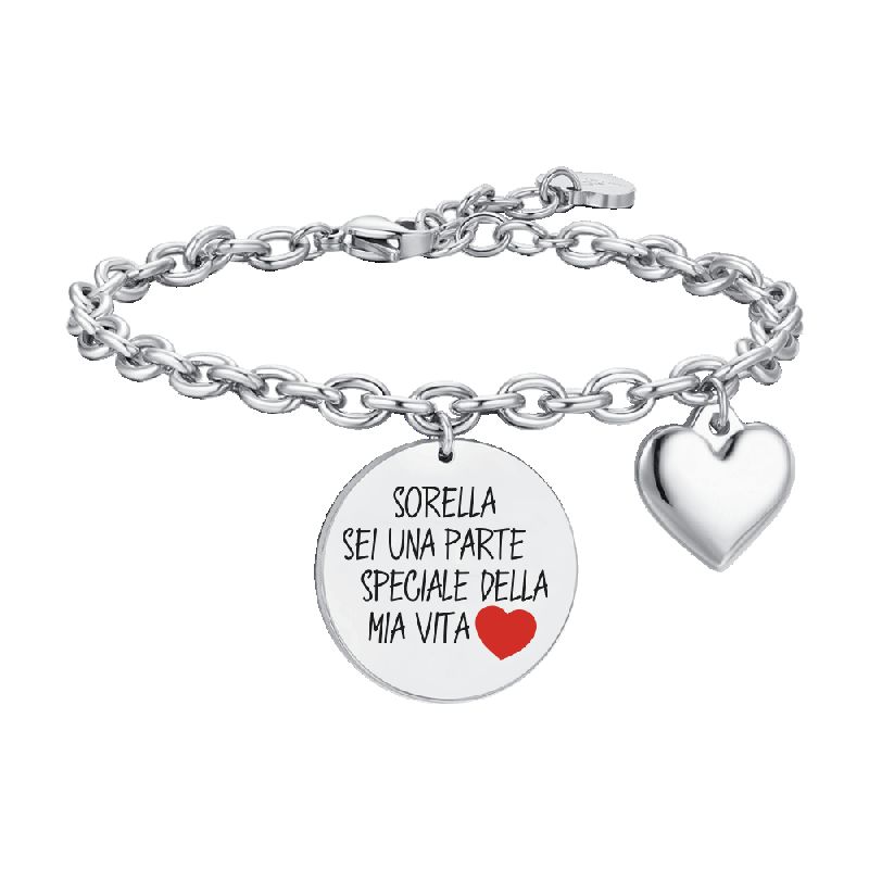 BRACCIALE DONNA IN ACCIAIO SORELLA