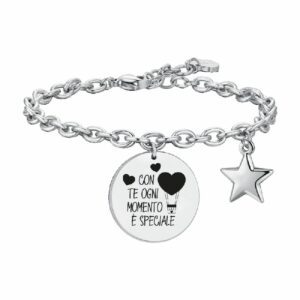 BRACCIALE DONNA IN ACCIAIO CON TE