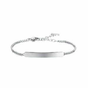 BRACCIALE BAMBINO IN ACCIAO CON PIASTRA