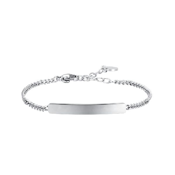 BRACCIALE BAMBINO IN ACCIAO CON PIASTRA