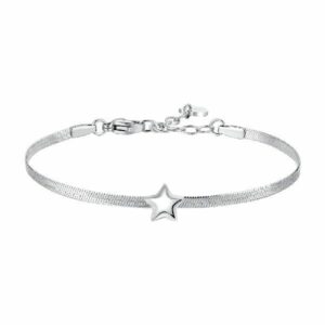 BRACCIALE DONNA IN ACCIAIO CON STELLA