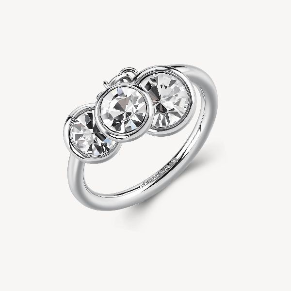 Anello 14 SYMPHONIA in acciaio 316L e cristalli to