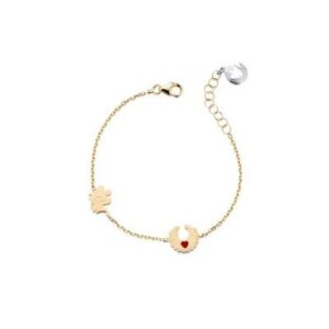 Bracciale bimba o bimbo con angeli e bavetta