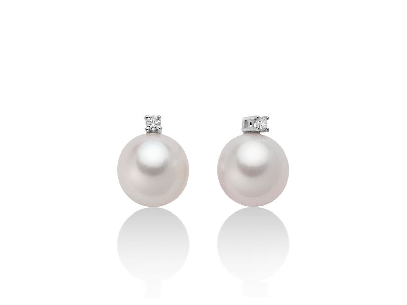 Orecchini perle gemelle