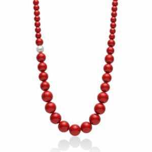 Collana corallo rosso