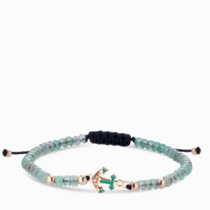 bracciale uomo ancora e smalto 1