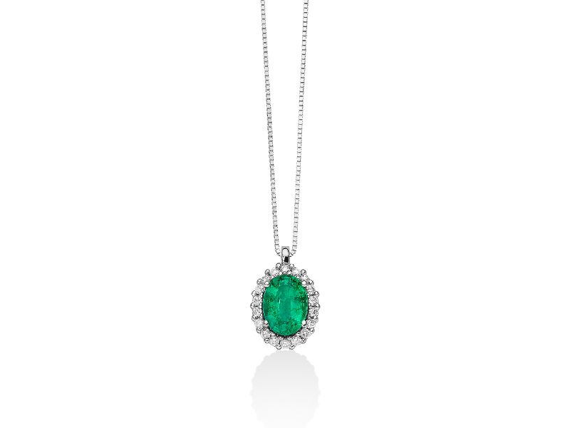Collana Taglio Brillante Rotondo