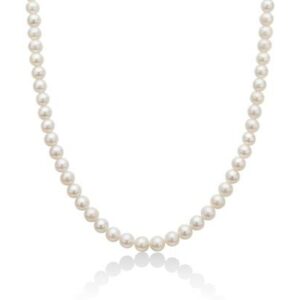 Collana di perle Oriente con chiusura in oro bianco