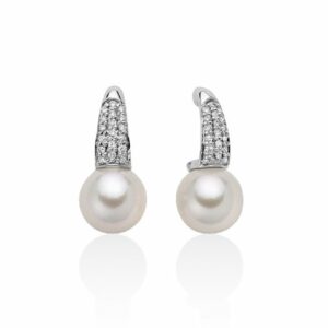 Orecchini di perle e diamanti