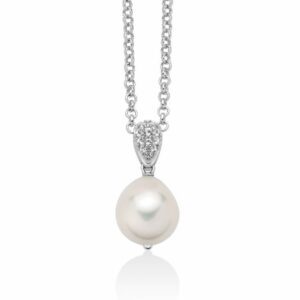 Collana in argento di perle