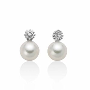 Orecchini di perle Miluna con diamanti PER2806