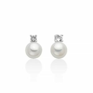 Orecchini Miluna Donna in Argento Perla