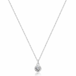 Collana SYMPHONIA in acciaio 316L e cristallo