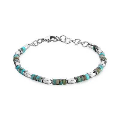 Collana catena torchon girocollo in acciaio 316L.