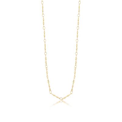 Collana ESSENTIAL in acciaio 316L, finitura pvd colore oro