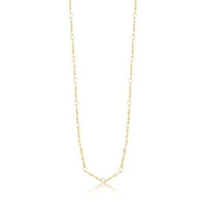 Collana ESSENTIAL in acciaio 316L, finitura pvd colore oro