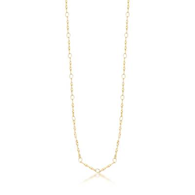 Collana ESSENTIAL in acciaio 316L, finitura pvd colore oro