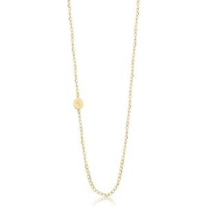 Collana ESSENTIAL in acciaio 316L, finitura pvd colore oro