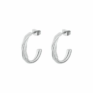 Orecchini a cerchio AMY in acciaio 316L
