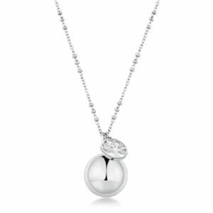 Collana CHAKRA  in acciaio 316L, con chiama angeli e albero della vita con cristalli