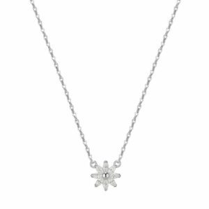 Collana GAIA argento 925/1000 rodio, cubic zirconia white