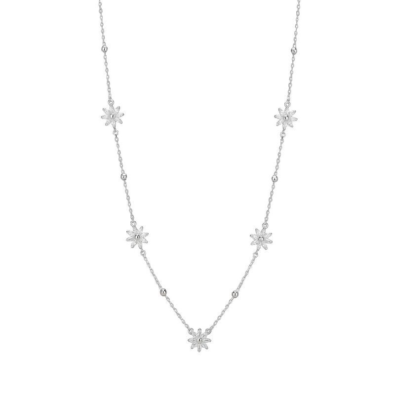 Collana GAIA argento 925/1000 rodio, cubic zirconia white