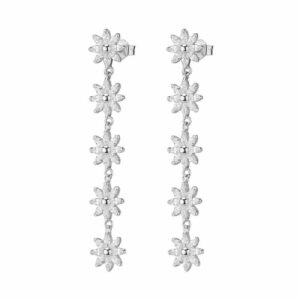 Orecchini pendenti GAIA argento 925/1000 rodio, cubic zirconia white